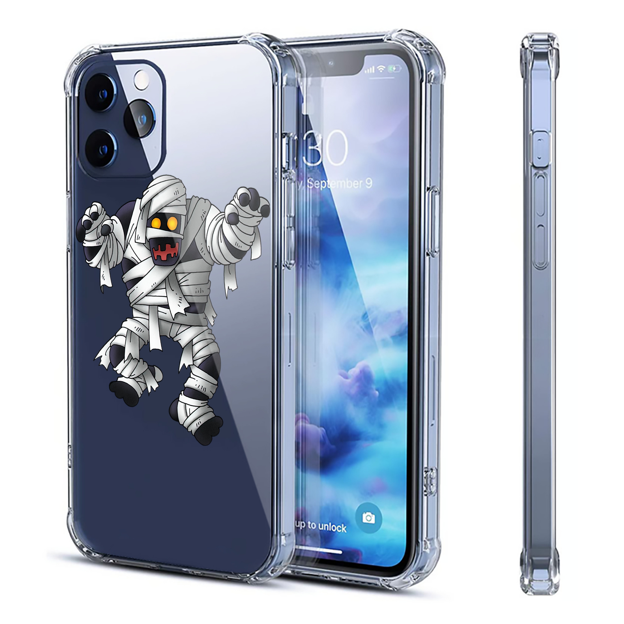 （画像用） ドラゴンクエスト Doragon Kuesuto Dragon Quest 【iPhone 12シリーズ対応】透明スマホケース（クリアソフトケース）